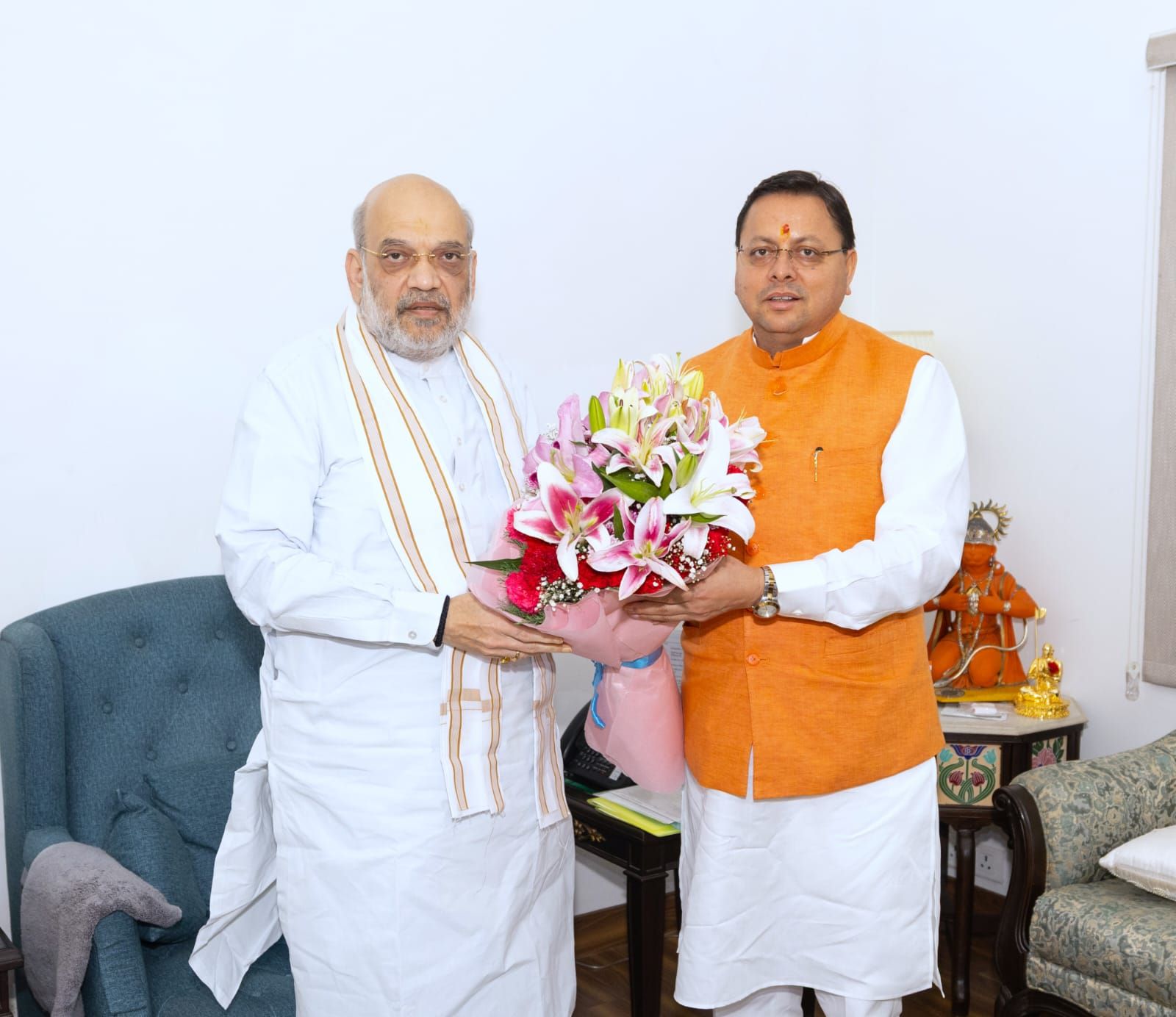 उत्तराखण्ड के समग्र विकास हेतु मुख्यमंत्री धामी ने गृह मंत्री शाह से की भेंट; साइबर सेंटर, कारागार विस्तार और निवेश उत्सव पर चर्चा